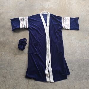 VTG Christian Dior Monsieur Men's Velour Velvet  Robe One Size